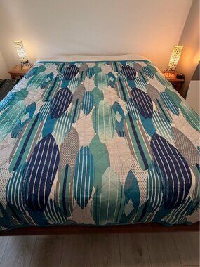 Surf Groove Bed Cover - Full Size